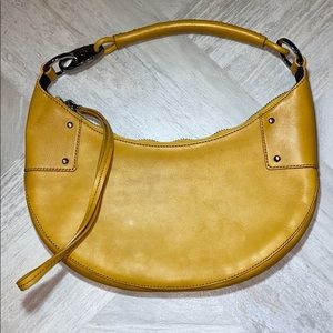 Gucci Handbag leather half Moon shape